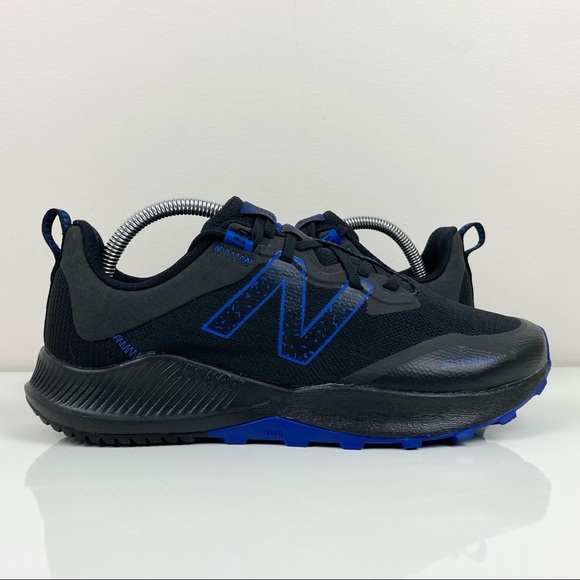 New Balance Other - New Balance Men’s Nitrel V4 Black & Blue Athletic Running Shoes Size 8.5 4E Wide